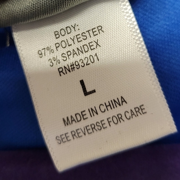 Dots Color Block Drape dress blue black L - Picture 6 of 7